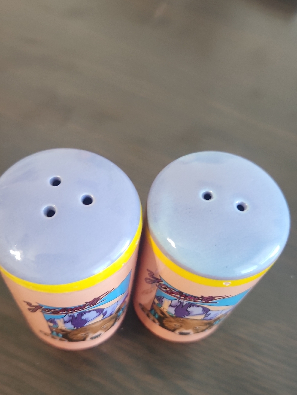 Vintage Yosemite Ceramic Salt and Pepper Shakers - Picture 3 of 4